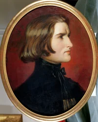 Porträt von Franz Liszt (1811-86), 1838
